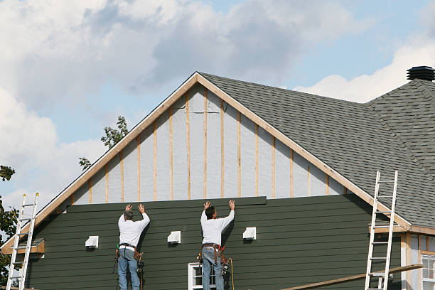 Professional Siding Replacement technician working in Spring Lake, NJ